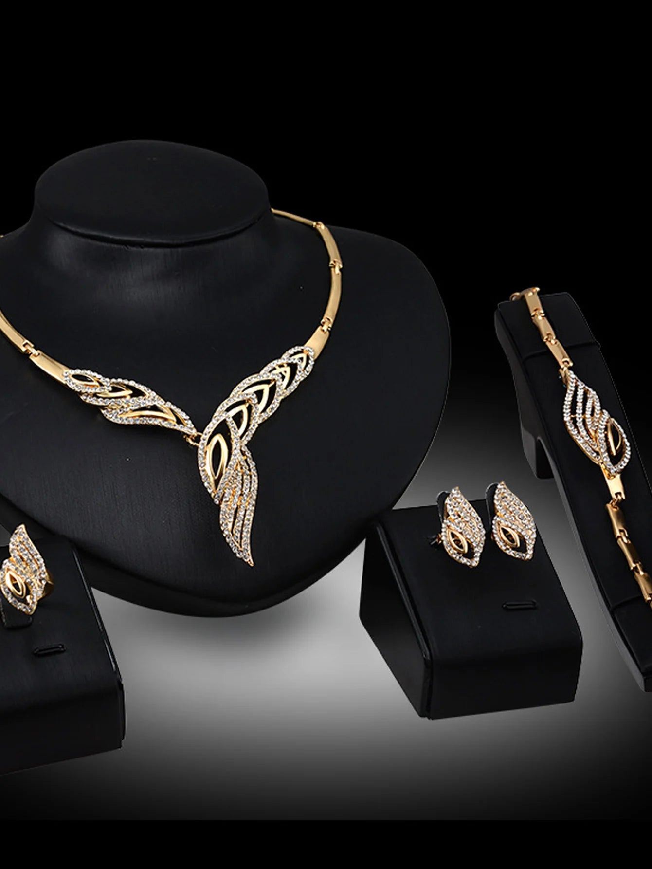 18K Gold Plated Complete Jewelry Set