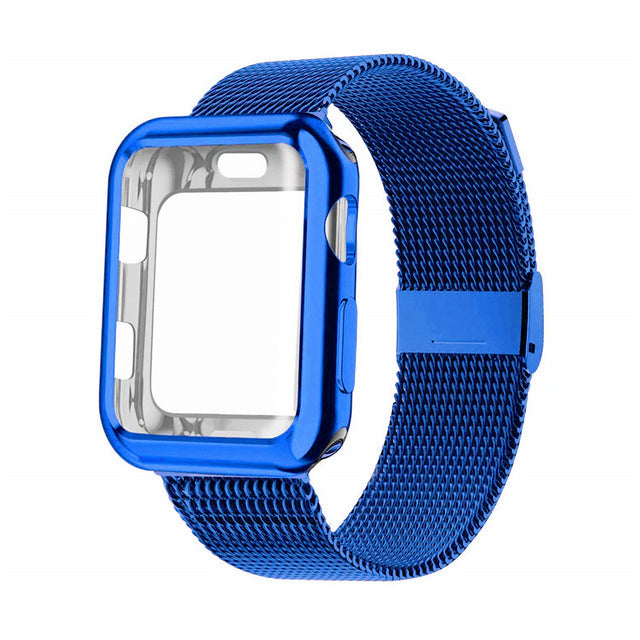Apple Watch Milanese Band With Protective Case