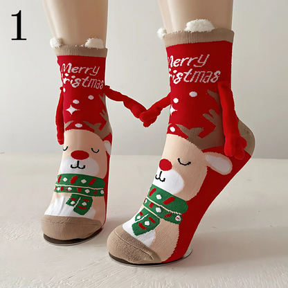 Festive Special! Hand Holding Christmas Socks