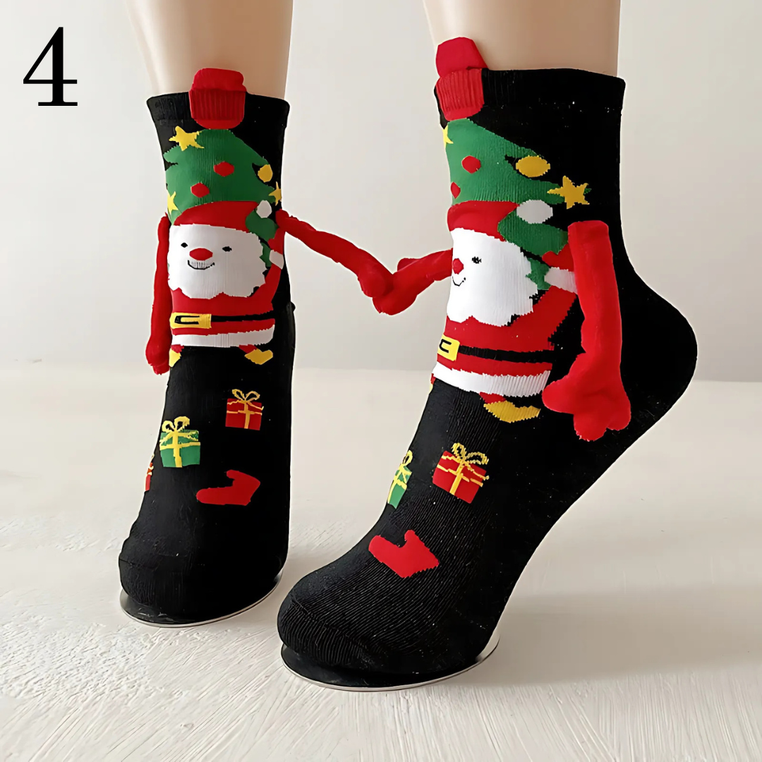 Festive Special! Hand Holding Christmas Socks