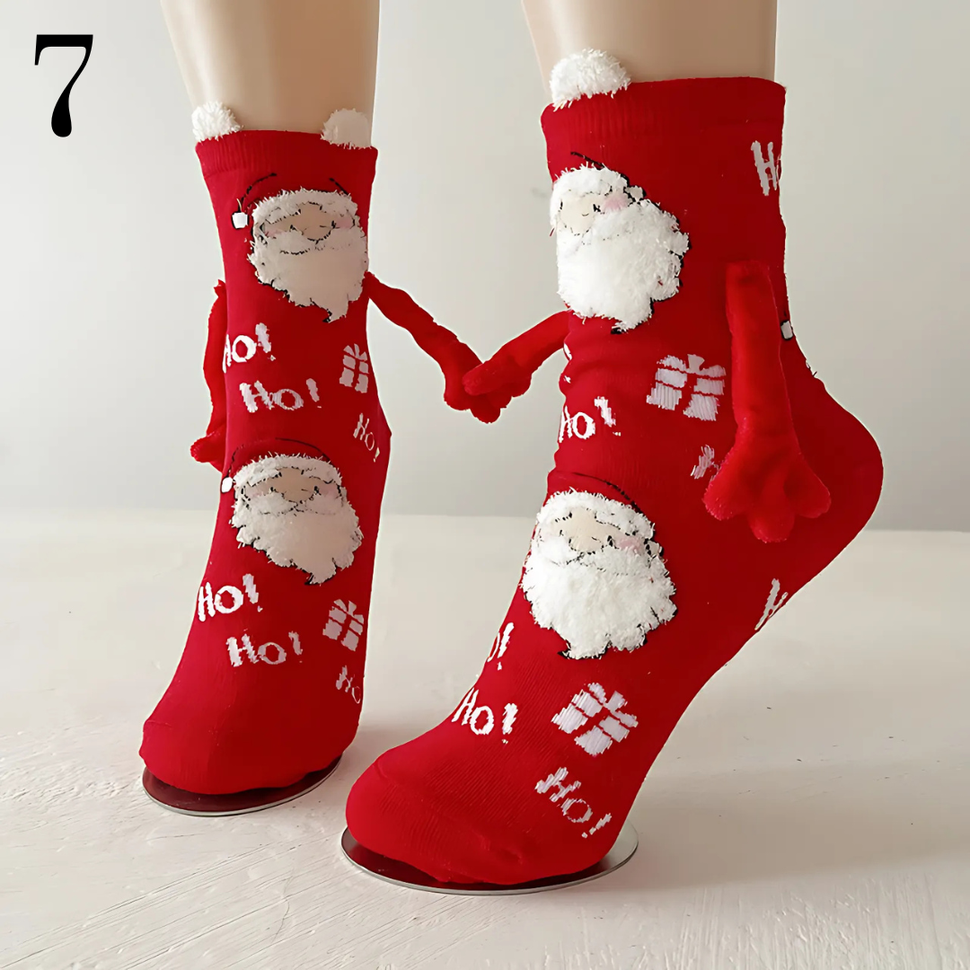 Festive Special! Hand Holding Christmas Socks