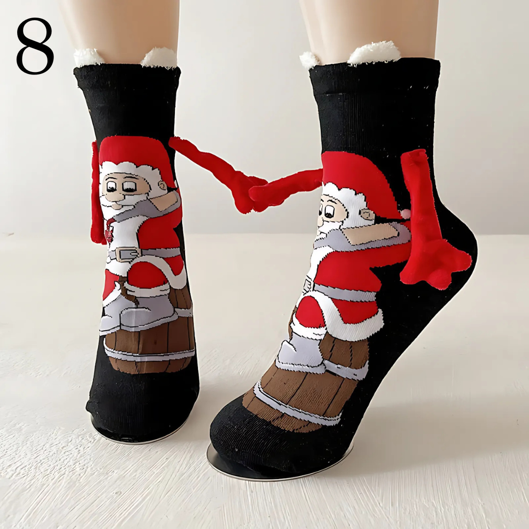 Festive Special! Hand Holding Christmas Socks