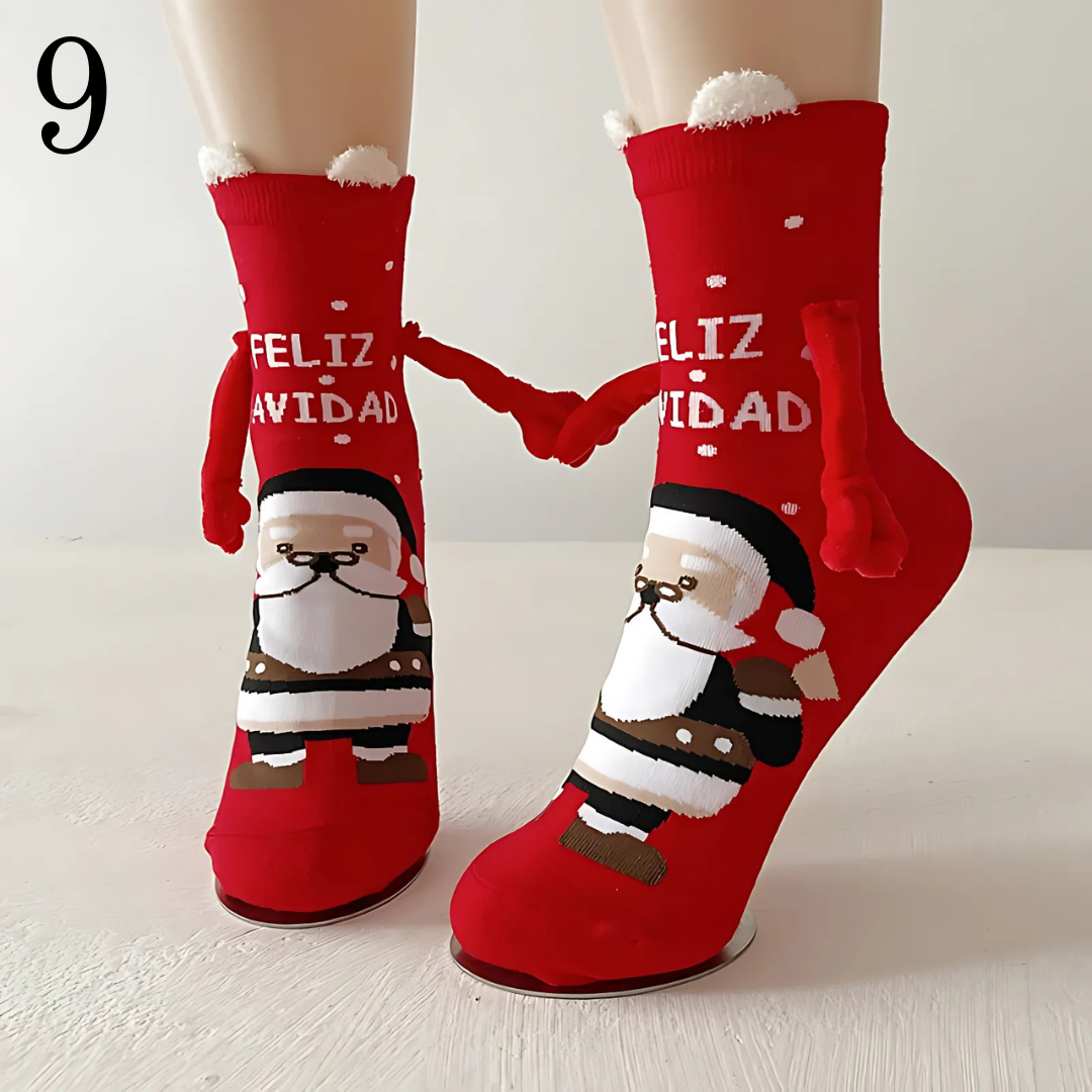 Festive Special! Hand Holding Christmas Socks