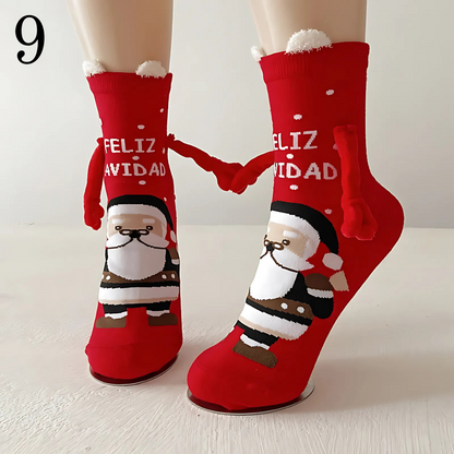 Festive Special! Hand Holding Christmas Socks