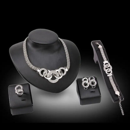 18K Gold Plated Complete Jewelry Set