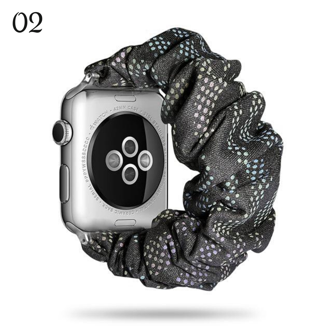 Glow In The Dark Scrunchie Bands For Apple Watch