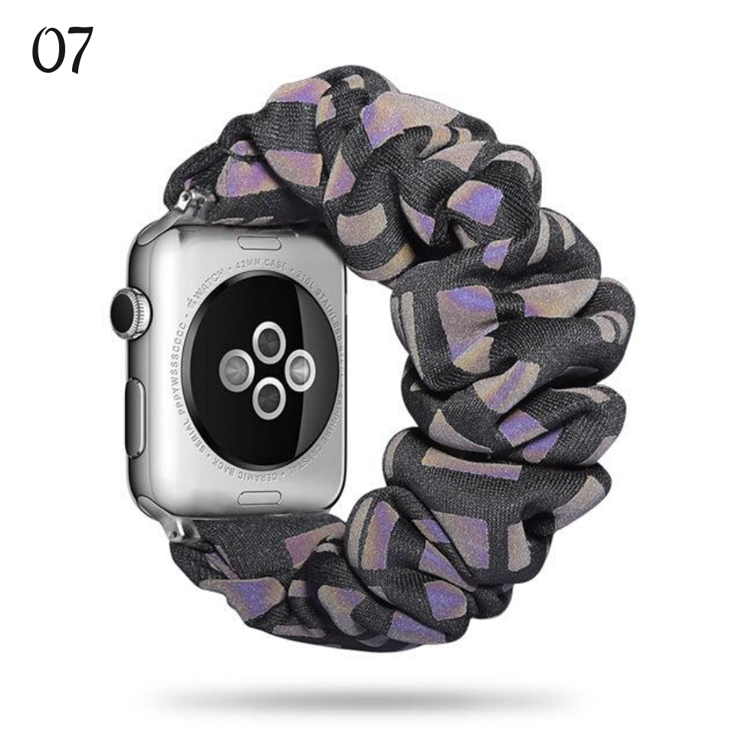 Glow In The Dark Scrunchie Bands For Apple Watch