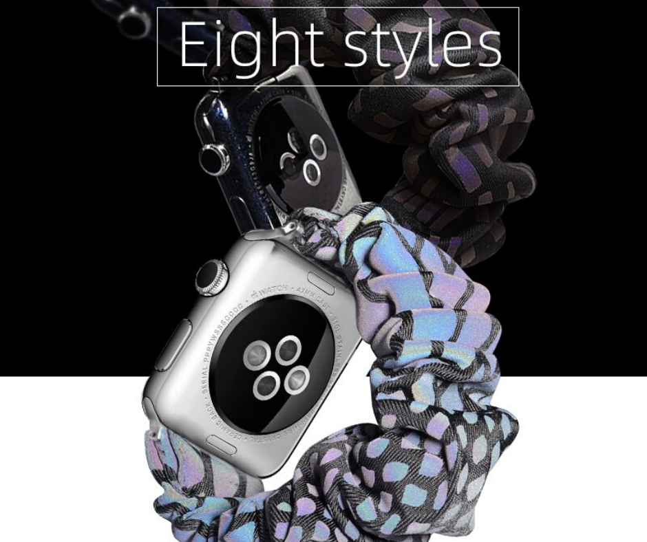 Glow In The Dark Scrunchie Bands For Apple Watch