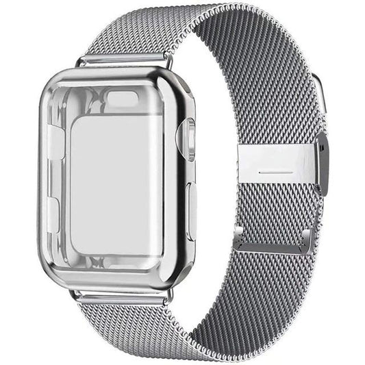 Apple Watch Milanese Band With Protective Case